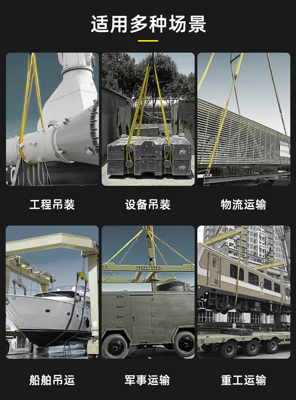 TL-LIFT吊带保护套吊装带保护垫魔术贴粘合双层防割耐磨护套涤纶丝钢丝绳