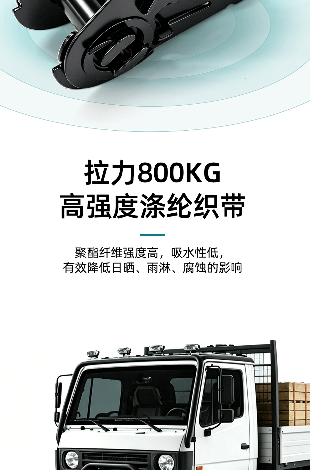 哐唧货物捆绑带扎带拉紧器紧绳器货车固定收紧器小型紧固扁带双钩舌片
