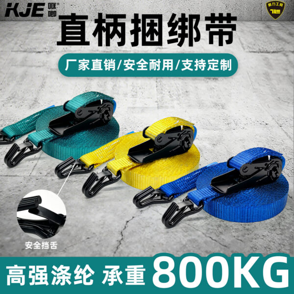 哐唧货物捆绑带扎带拉紧器紧绳器货车固定收紧器小型紧固扁带双钩舌片